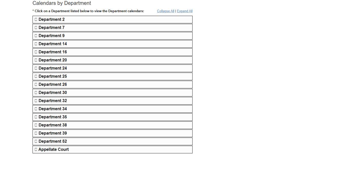 Courtroom Calendars - Superior Court of California - County of Contra Costa